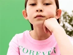 Name It t-shirt pink med forever print